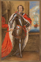 Пётр I 1696 г.(позирует в мантии).