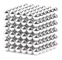 Неокуб (Neocube) 7мм, серебро, 216 сфер