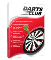CD с компьютерной программой Darts Club 