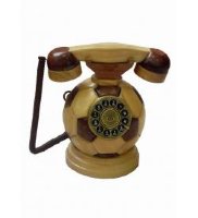 Телефон старинный (дерево) T960-AW 