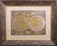 Карта мира 1636 г.