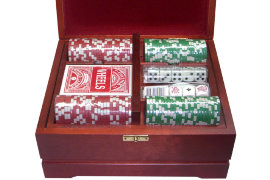 Набор покерный: 250 фишек, колода карт и кости - 16yg.jpg