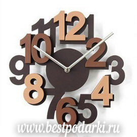 Деревянные настенные часы "Большие цифры" - wood-clock-500x500.jpg