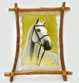 Авторская картина на коже.Голова лошади - 2012_loshodka-10.jpg