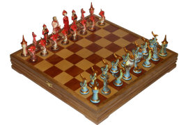 Шахматы фаянсовые "САДКО" покрашенные - RTF-5931_1.jpg