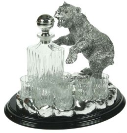 Подарочный набор для крепких напитков Медведь на 6 персон - 55612.jpg